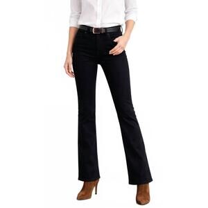 NEW FIDELITY lily high bootcut jeans in black